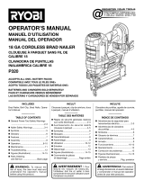 Ryobi P1886 Manual de usuario