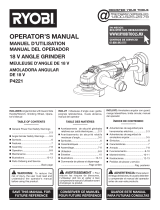 Ryobi P421 Manual de usuario