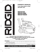 RIDGID WD4070C Manual de usuario