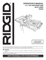 RIDGID R4040S Guía del usuario