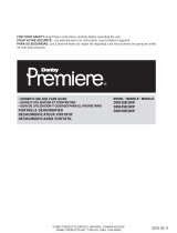 Danby Premiere Premiere DDR30B3WP El manual del propietario