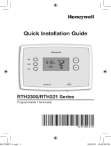 Honeywell Home RTH221B Instrucciones de operación
