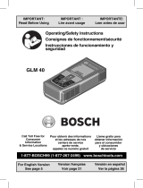 Bosch GLM 40 Guía del usuario