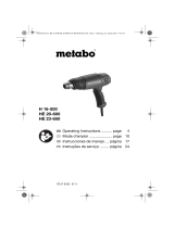 Metabo H 16-500 Guía del usuario