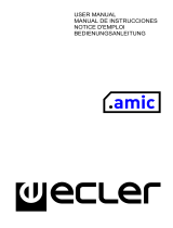 Ecler AMIC Manual de usuario