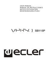 Ecler VERSO SB115P Manual de usuario