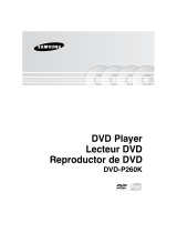 Samsung DVD-P260K Manual de usuario