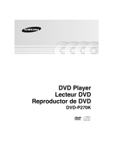 Samsung DVD-P270K Manual de usuario