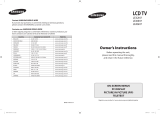 Samsung LE32N73BD Manual de usuario