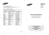 Samsung LE32S6 Manual de usuario