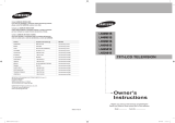 Samsung LN40N81B Manual de usuario