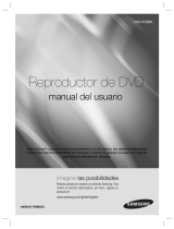 Samsung DVD-P290K Manual de usuario