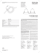 Cambridge Audio Minx C46 Guía de instalación