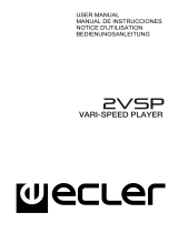 Ecler 2VSP Manual de usuario