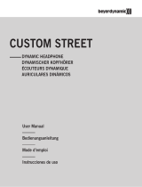 Beyerdynamic CUSTOM STREET Manual de usuario