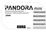 Korg PANDORA MINI Manual de usuario