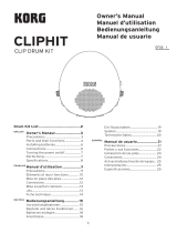 Korg CLIPHIT El manual del propietario