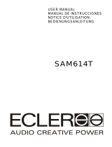 Ecler SAM614T Manual de usuario