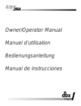 dbx 286A (Project 1) El manual del propietario