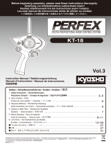 Kyosho No.82001E@PERFEX KT-18 Manual de usuario