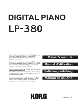 Korg LP-380 El manual del propietario