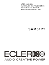 Ecler SAM512T Manual de usuario