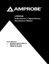 Amprobe LCR55A Inductance Capacitance Resistance Meter Manual de usuario