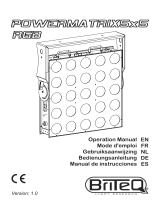 Briteq POWERMATRIX5x5-RGB El manual del propietario