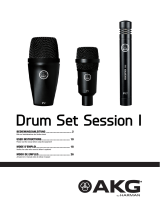 AKG Drum Set Session I El manual del propietario