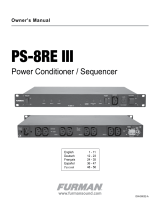 Furman PS-8RE III Manual de usuario