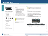 Crestron Adagio AES Guía del usuario