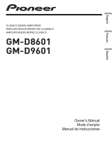 Pioneer GMD8601 Manual de usuario