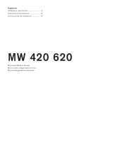 Gaggenau MW 420 Guía de instalación