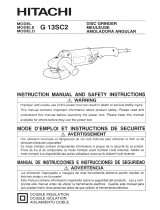 Hitachi G13SC2 El manual del propietario