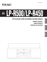 TEAC LPR500 Manual de usuario