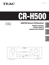 TEAC CR-H500 El manual del propietario