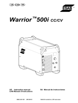 ESAB Warrior™500i CC/CV Manual de usuario