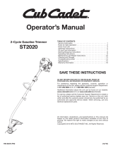 Cub Cadet ST2020 Manual de usuario