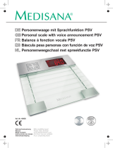 Medisana Personal scale with voice announcement PSV El manual del propietario