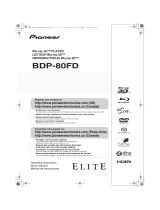 Pioneer BDR-80FD Instrucciones de operación