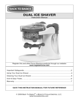 West Bend Electric Ice Shaver Manual de usuario