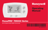 Honeywell TH5000 Manual de usuario