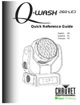 Chauvet Professional Q-WASH 260-LED Guia de referencia