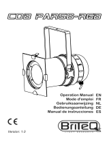Briteq COB PAR56-RGB Manual de usuario
