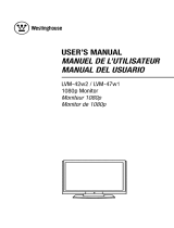 Westinghouse LVM-47w1 Manual de usuario