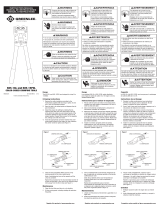 Greenlee K05-1GL & K05-1SPGL Crimp Tool Manual de usuario