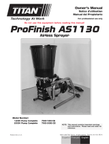 Titan ProFinish AS1130 El manual del propietario