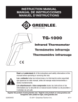Greenlee TG 1000 Manual de usuario
