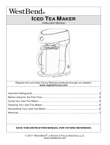 Back to Basics ICED TEA MAKER Manual de usuario