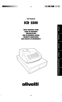 Olivetti ECR 5500 El manual del propietario